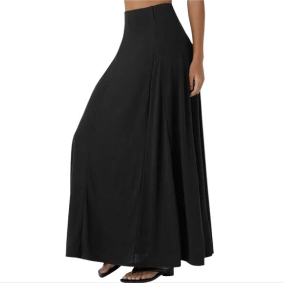 Roman's black aline maxi skirt plus size 1X - Picture 10 of 10